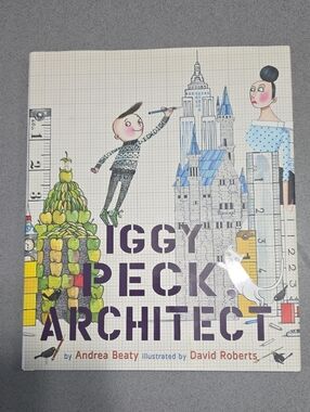 Iggy Peck, Architect Hardcover Book — White, Purple, Blue, Green